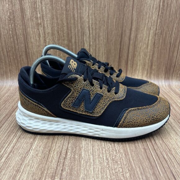 New Balance X70 Fresh Foam Leopard Animal Print Sneaker Womens Sz 8.5 B - Picture 1 of 9